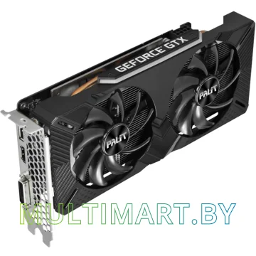 Видеокарта Palit GeForce GTX 1660 Ti Dual 6GB GDDR6 (NE6166T018J9-1160C) картинка 2
